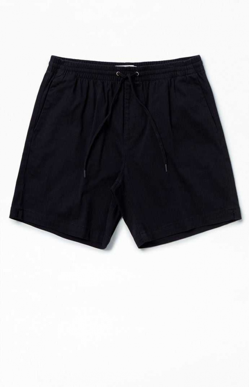 Short PacSun Cole Volley Hombre Negras | BHDNO9057