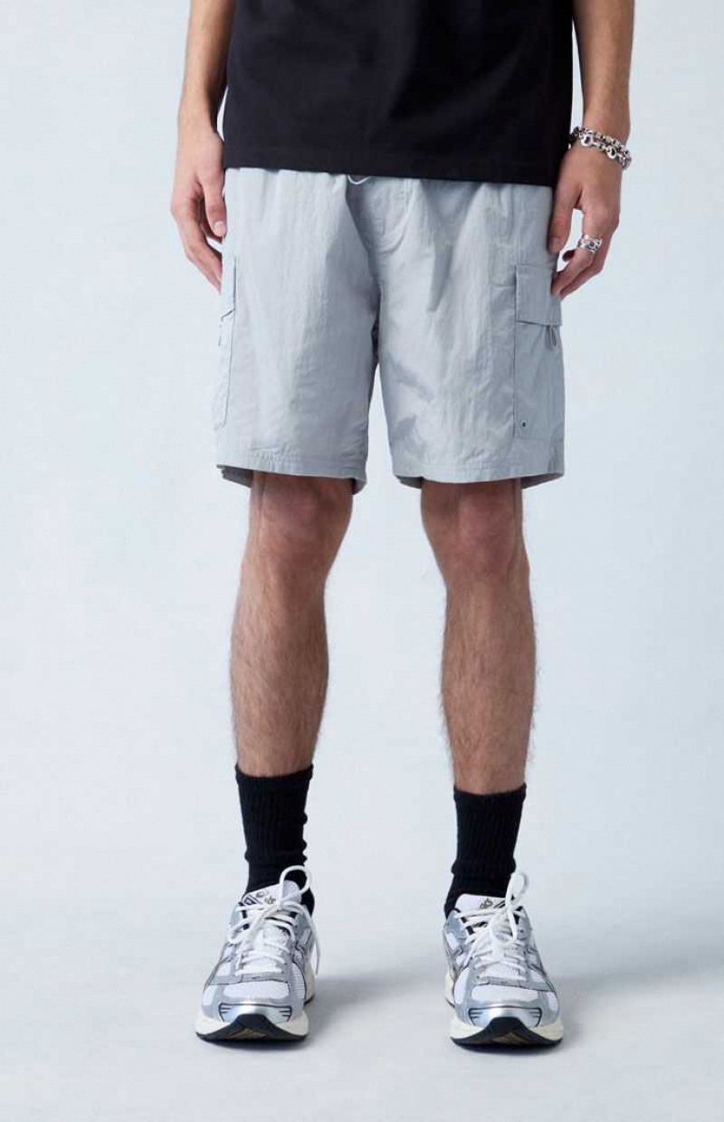 Short PacSun Gray Nylon Cargo Hombre Gris | CJNOQ3021