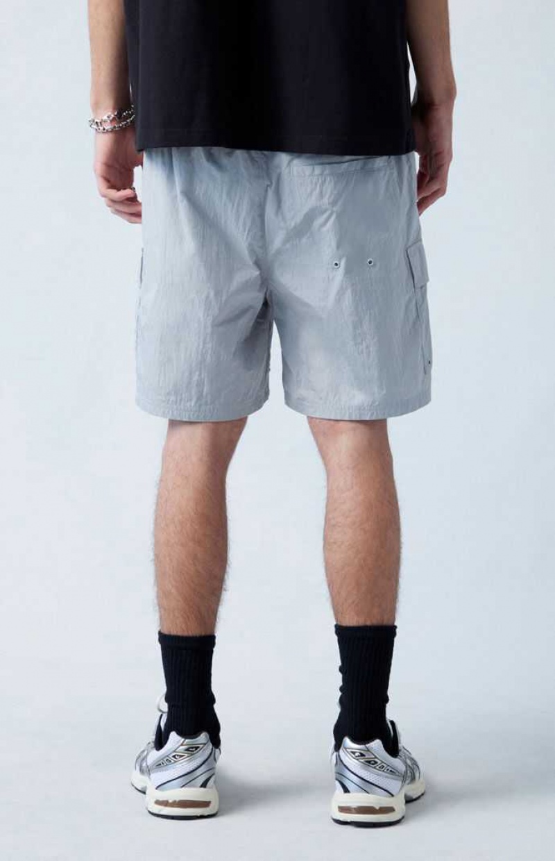 Short PacSun Gray Nylon Cargo Hombre Gris | CJNOQ3021