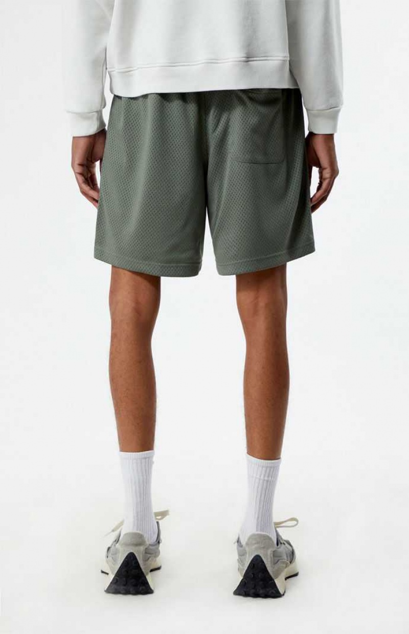 Short PacSun Pacific Sunwear Mesh Hombre Verde | GORVX6429