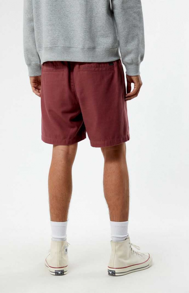 Short PacSun Red Volley Hombre Rojas | FBPUS1236