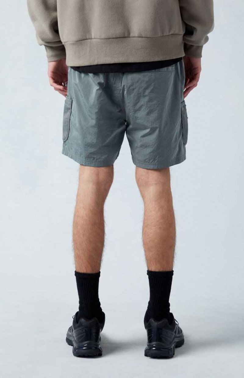 Short PacSun Tech Cargo Hombre Gris | UXNTI6704