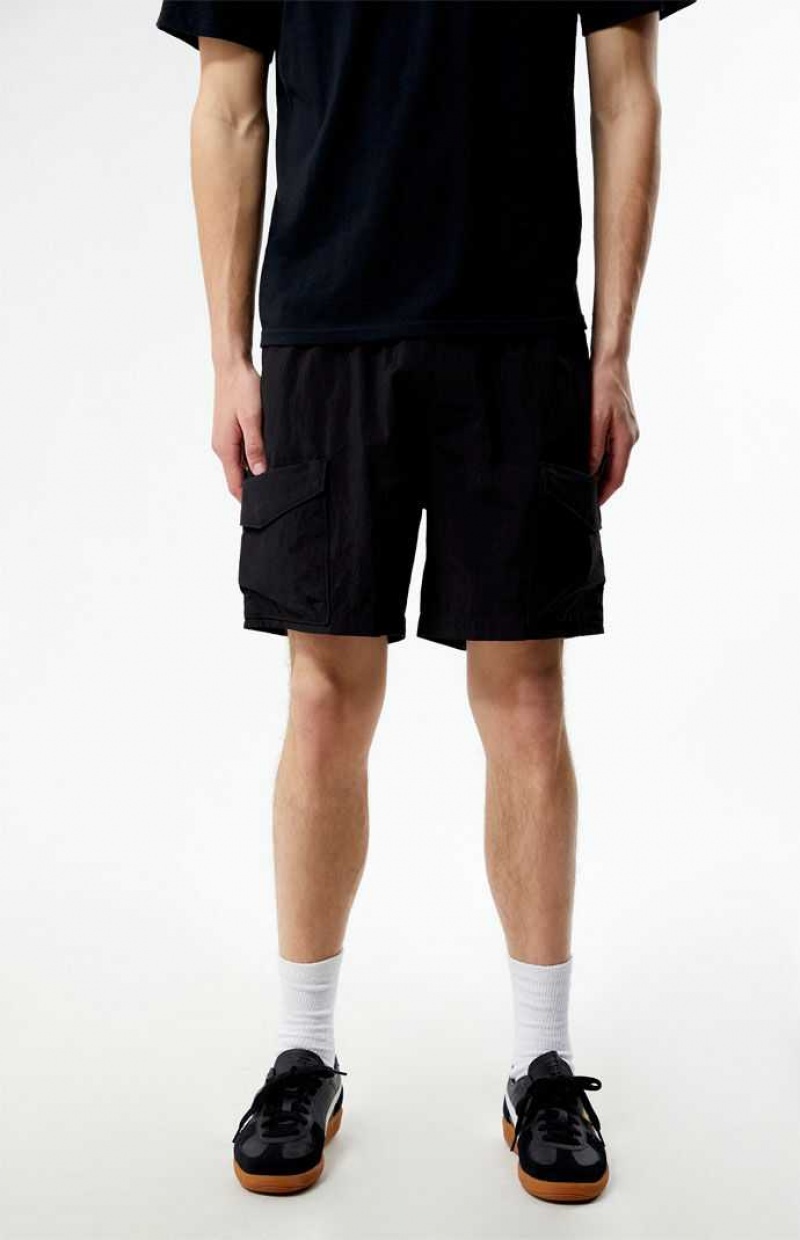 Short PacSun Weston Nylon Volley Hombre Negras | ONIWJ6395