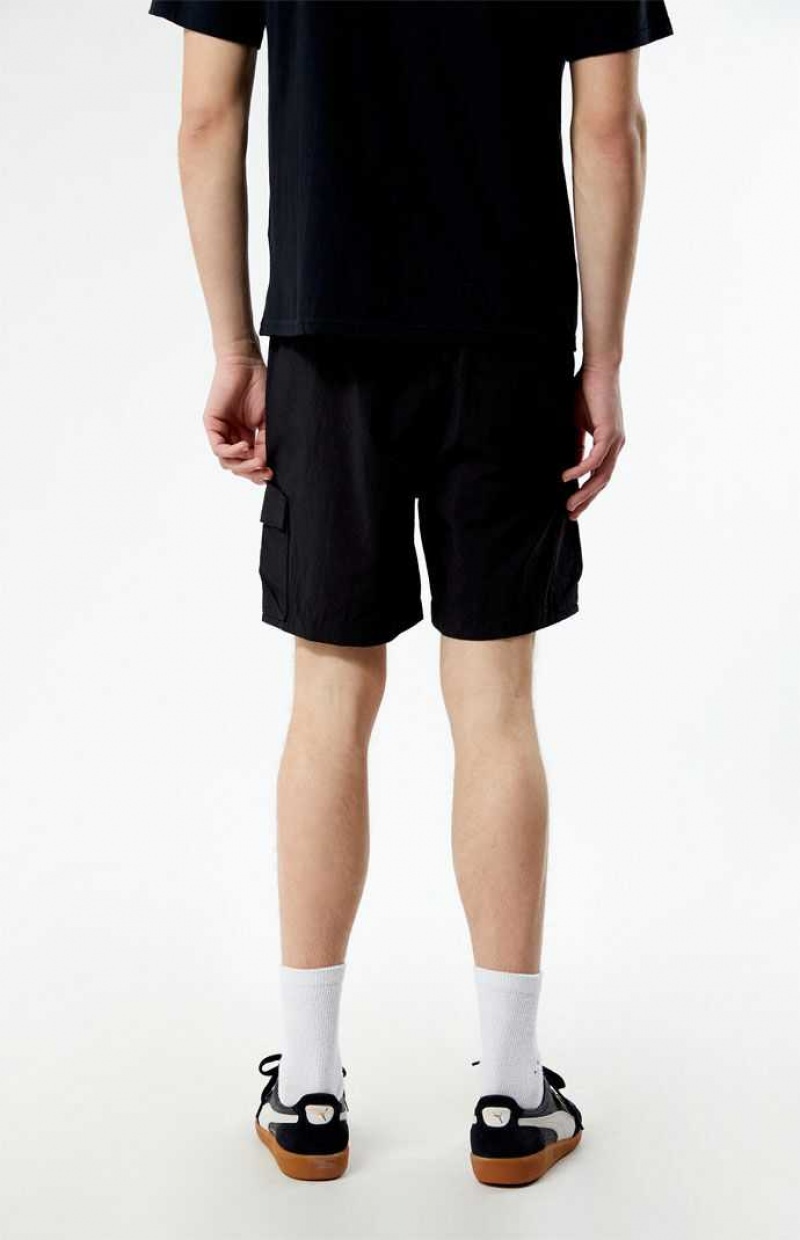 Short PacSun Weston Nylon Volley Hombre Negras | ONIWJ6395