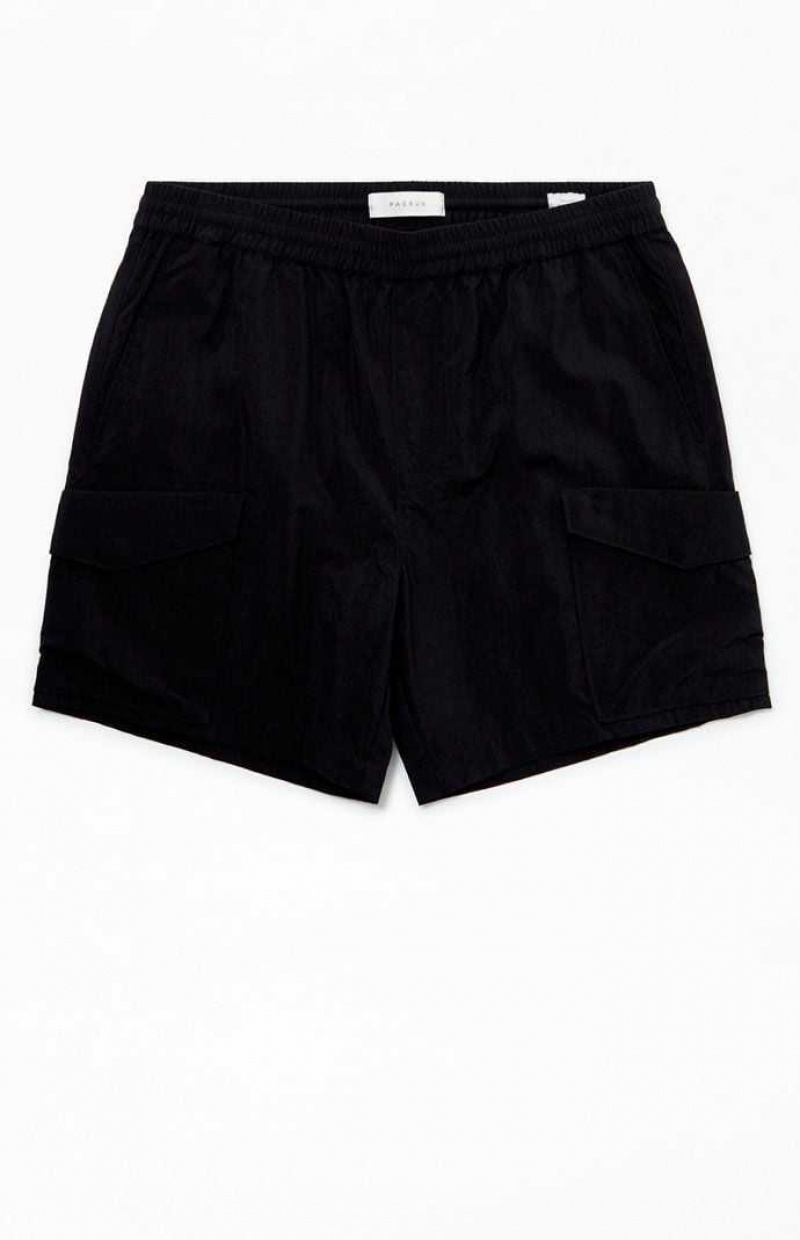 Short PacSun Weston Nylon Volley Hombre Negras | ONIWJ6395