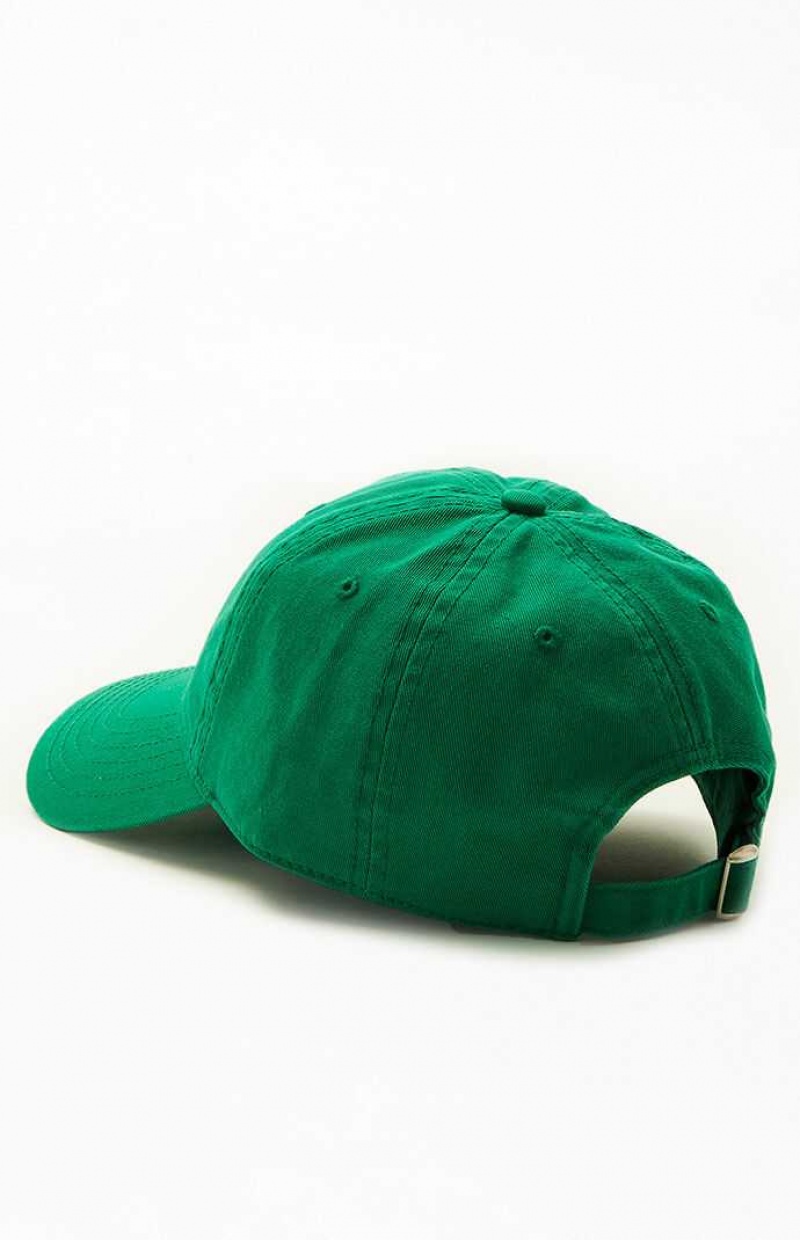 Sombrero PacSun Athletique Sports Club Dad Mujer Verde | XNZKB4069