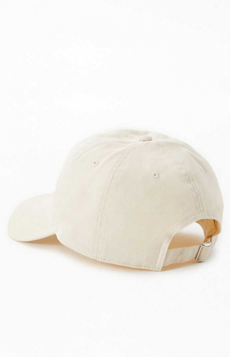 Sombrero PacSun Cherry Dad Mujer Creme | ZRUXJ6013