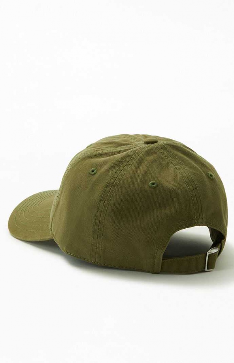 Sombrero PacSun Heaven Found Strapback Mujer Verde Oliva | YVDAG0981