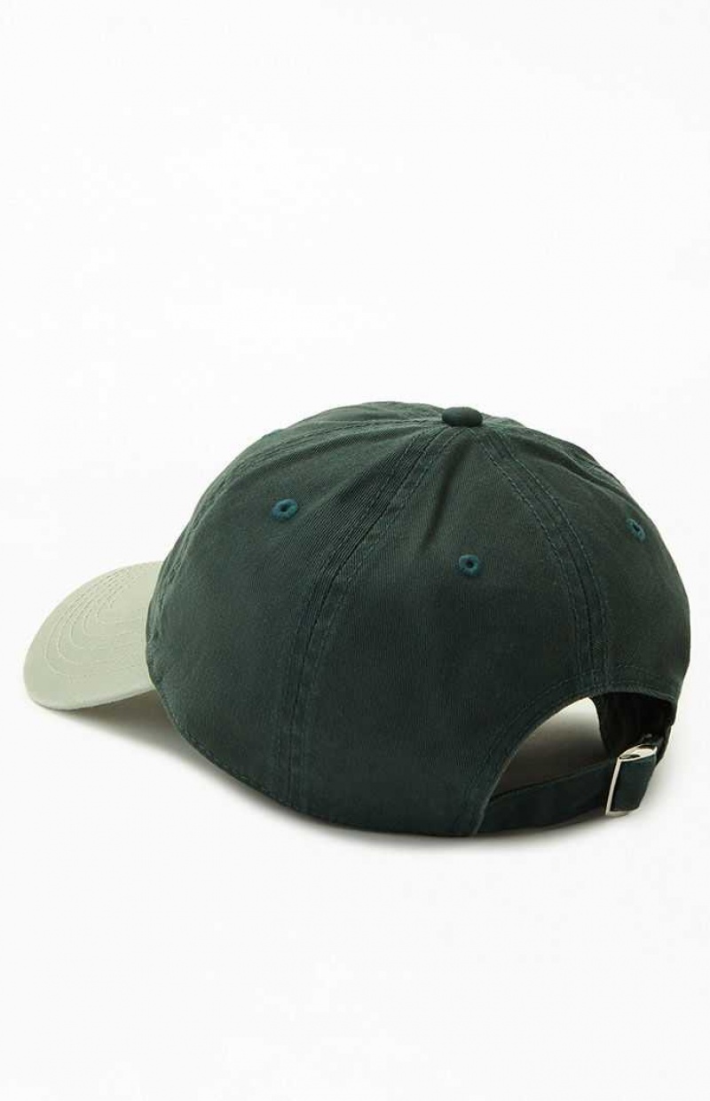 Sombrero PacSun NYC Deporte Dad Mujer Verde | PLDWJ1368