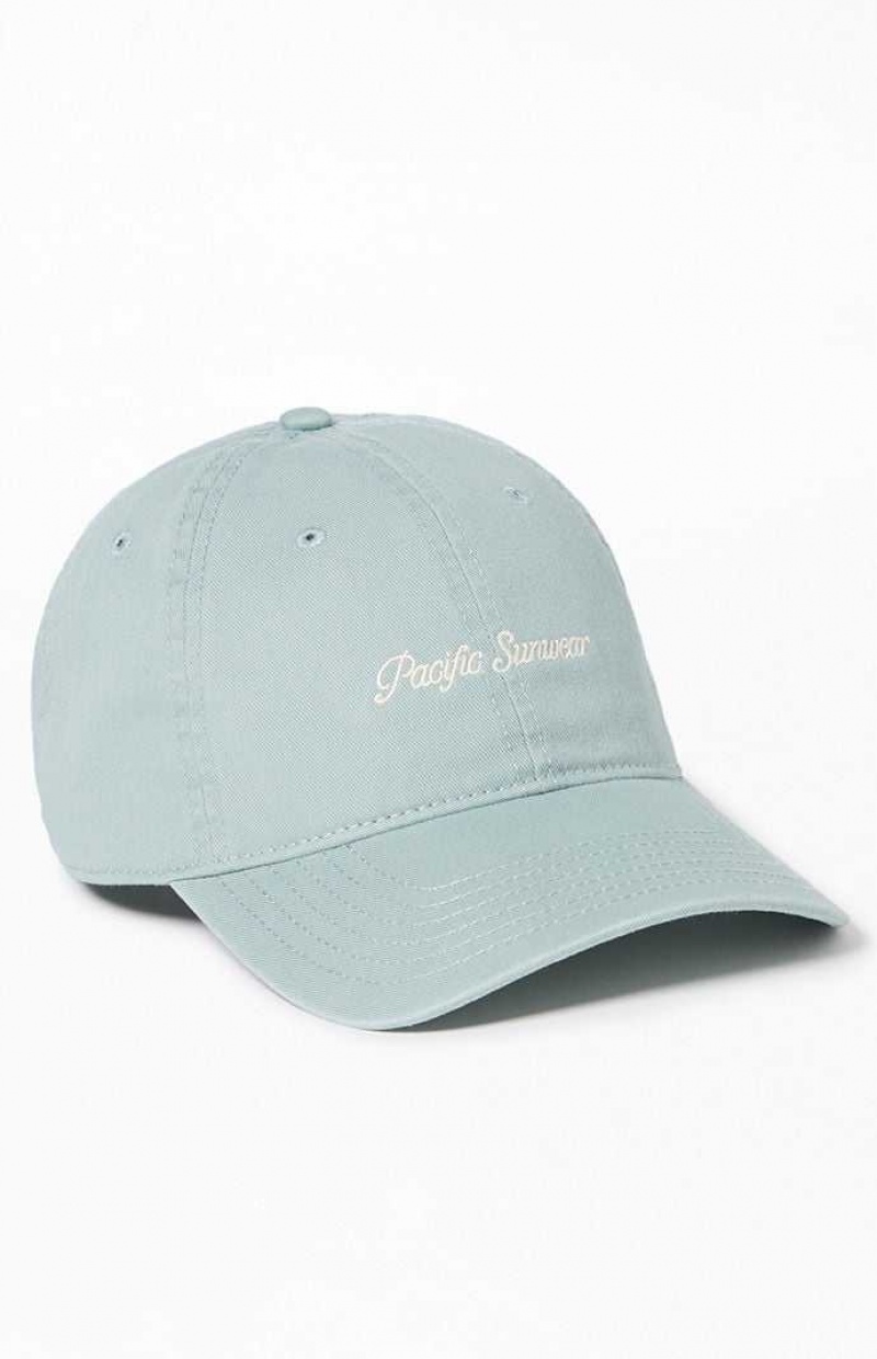 Sombrero PacSun Pacific Sunwear Mono Dad Mujer Verde | MRZNL8095