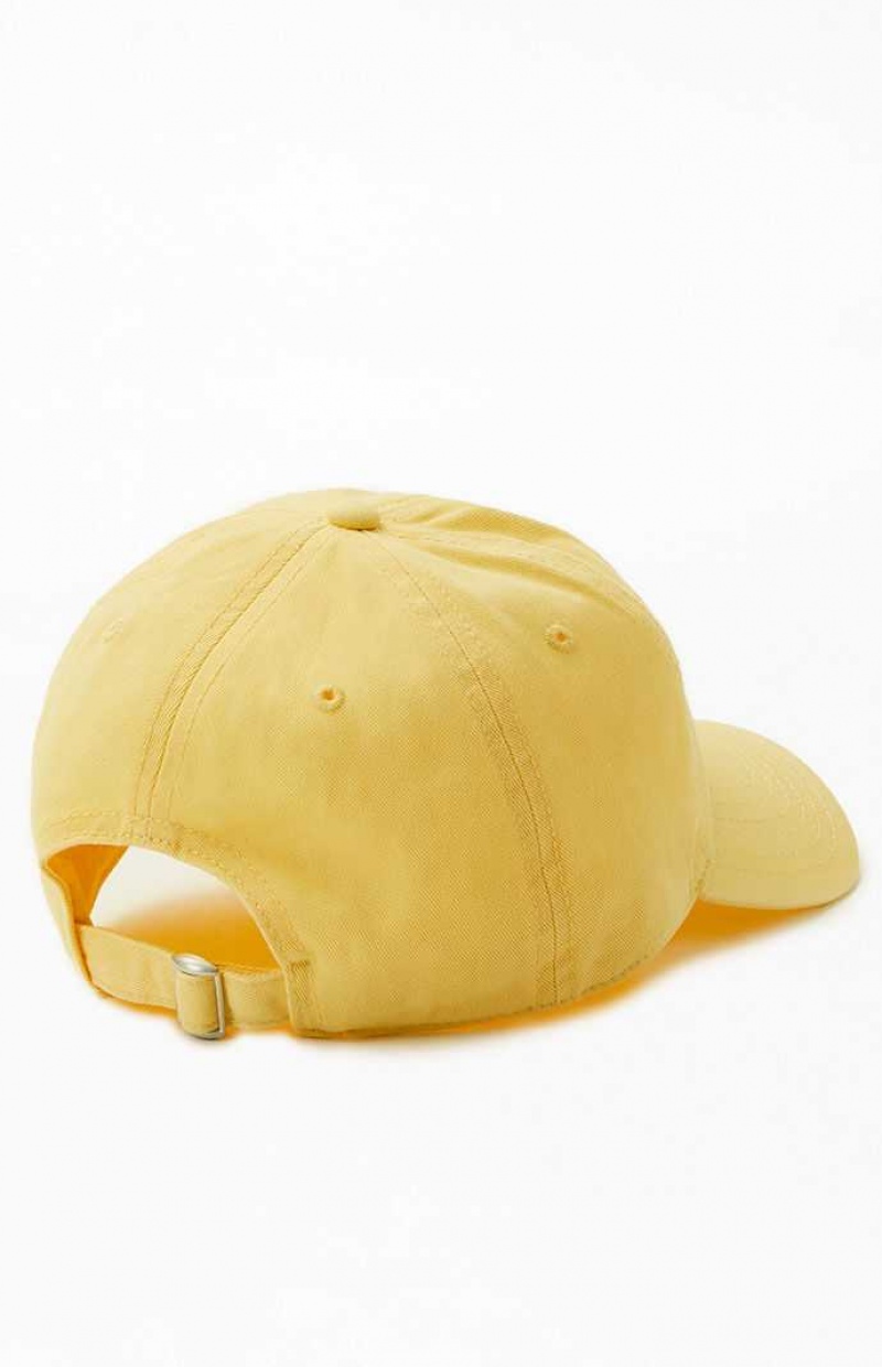 Sombrero PacSun Santorini Strapback Mujer Amarillo | BKMAD9501