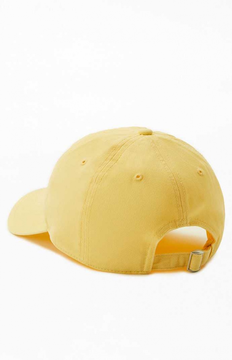 Sombrero PacSun Santorini Strapback Mujer Amarillo | BKMAD9501