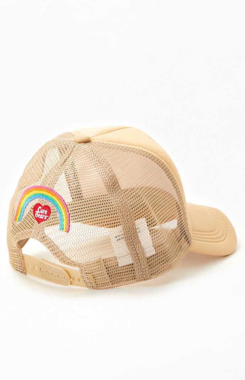 Sombrero PacSun Spread Love Trucker Mujer Beige | QCXGL0426