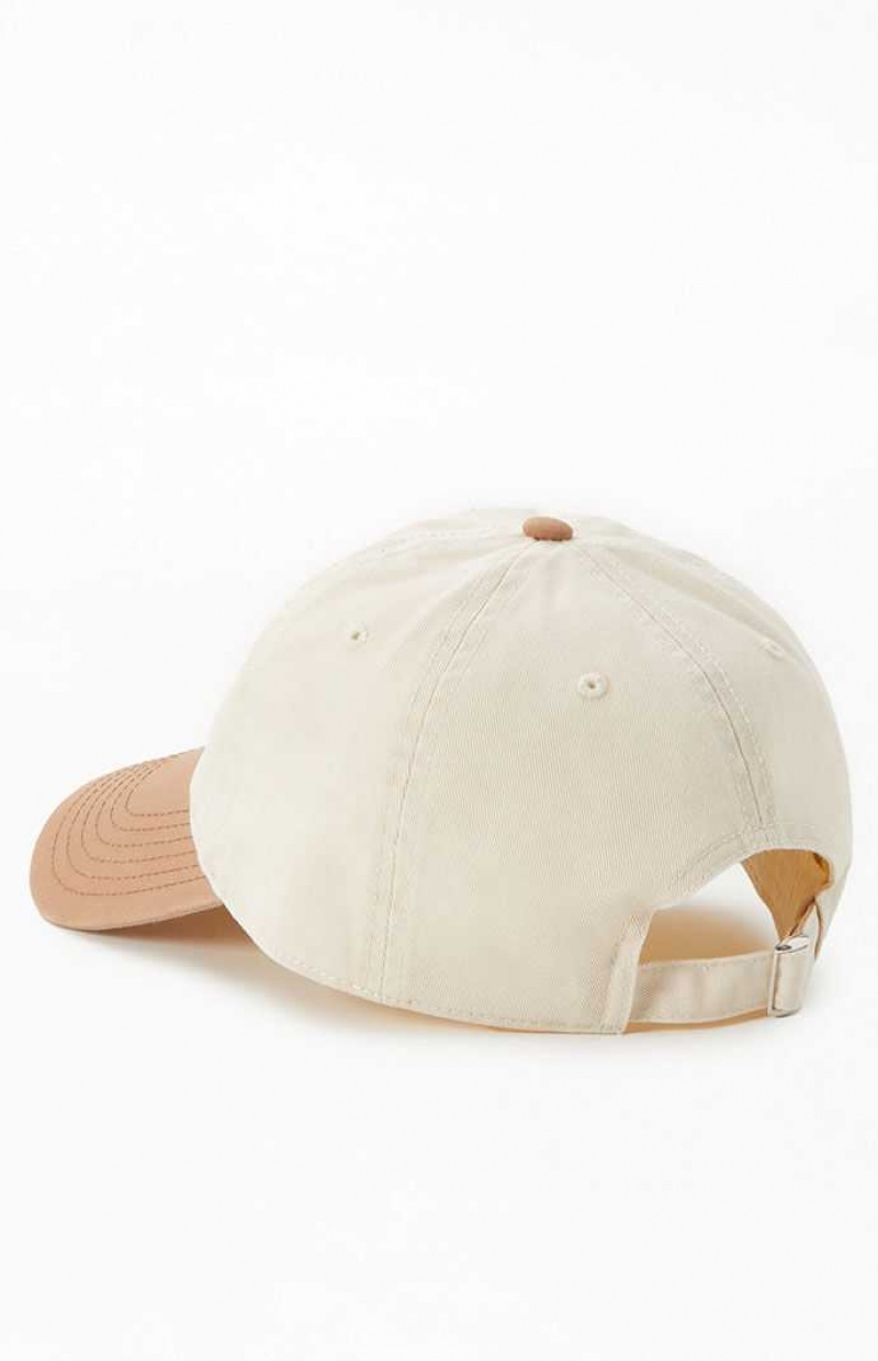 Sombrero PacSun Two Tone Pacific Sunwear Dad Mujer Beige | XYPBG2176