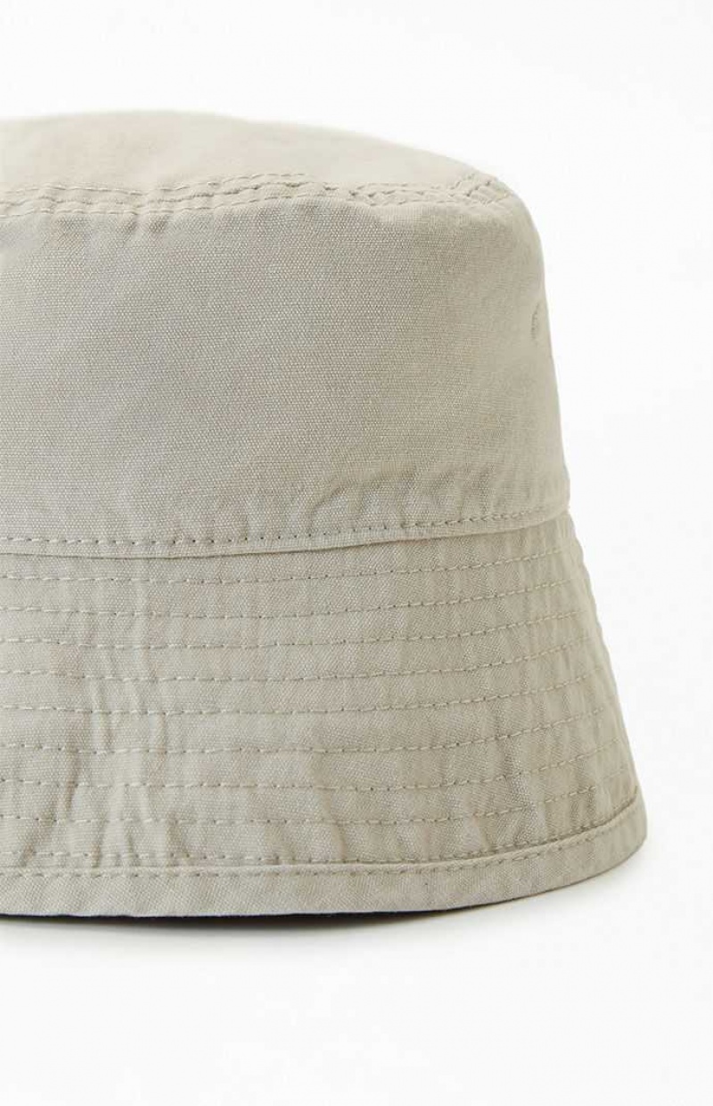 Sombrero PacSun Washed Bucket Mujer Creme | USAFC7103