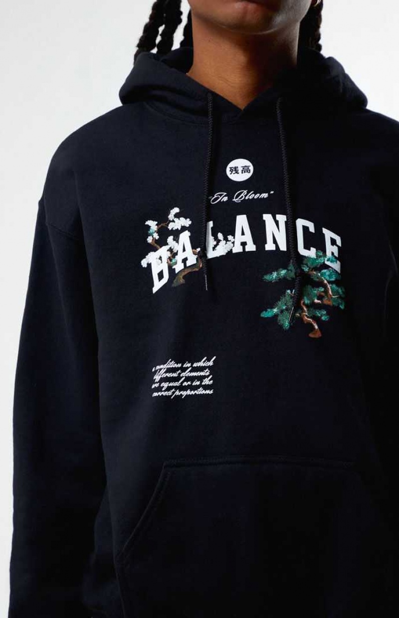 Sudadera con Capucha PacSun Balance Hombre Negras | YIKNV4539