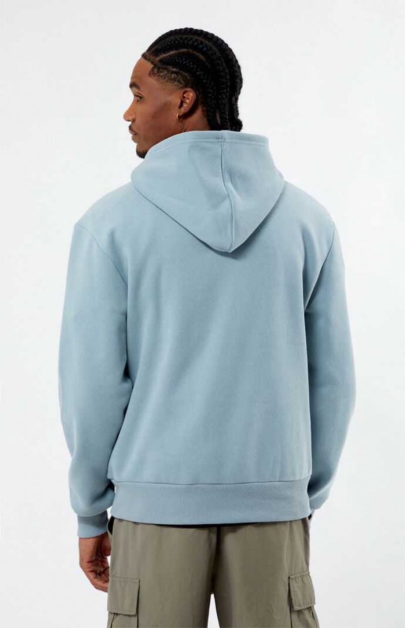 Sudadera con Capucha PacSun Forever Puff Hombre Gris Azules | JNSPF5702