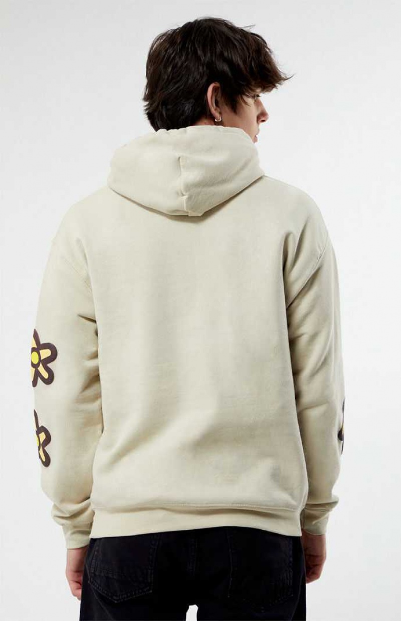 Sudadera con Capucha PacSun Los Angeles Pleasure Hombre Creme | AEPXY7648