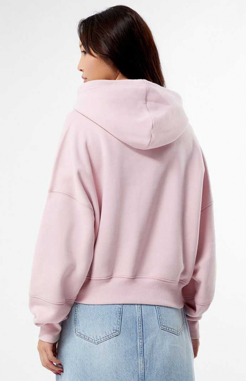 Sudadera con Capucha PacSun Montreal Cropped Mujer Moradas | CHGMZ6254