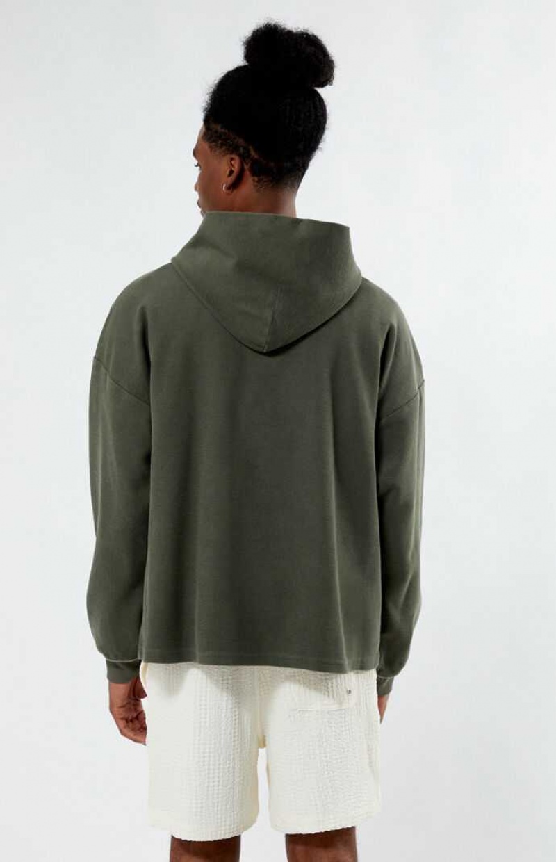 Sudadera con Capucha PacSun Pacific Sunwear Alley Hombre Verde Oliva | DFUJW4516