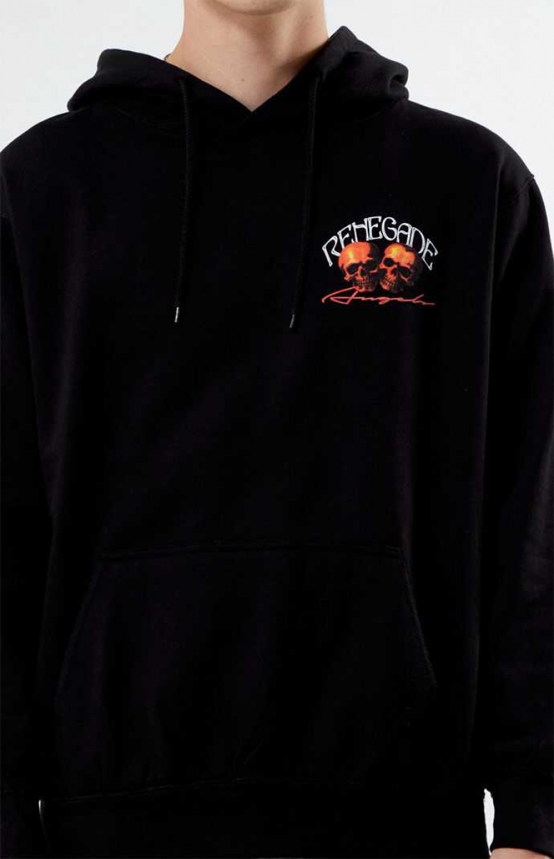 Sudadera con Capucha PacSun Renegade Hombre Negras | WSBOF5320