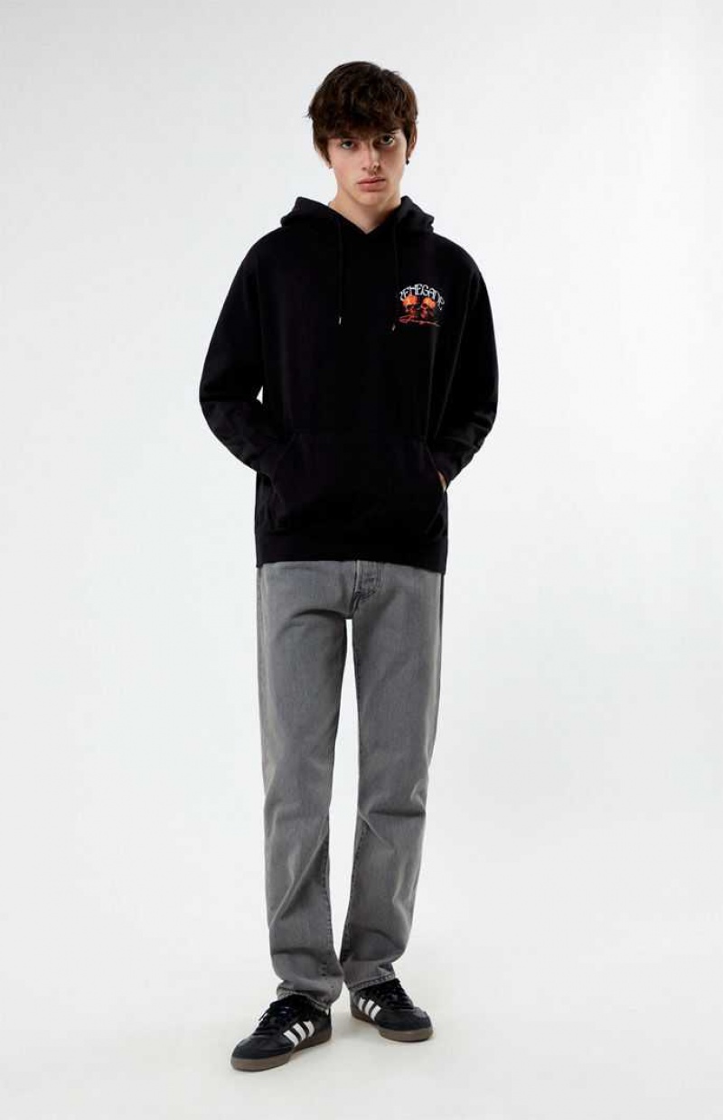 Sudadera con Capucha PacSun Renegade Hombre Negras | WSBOF5320