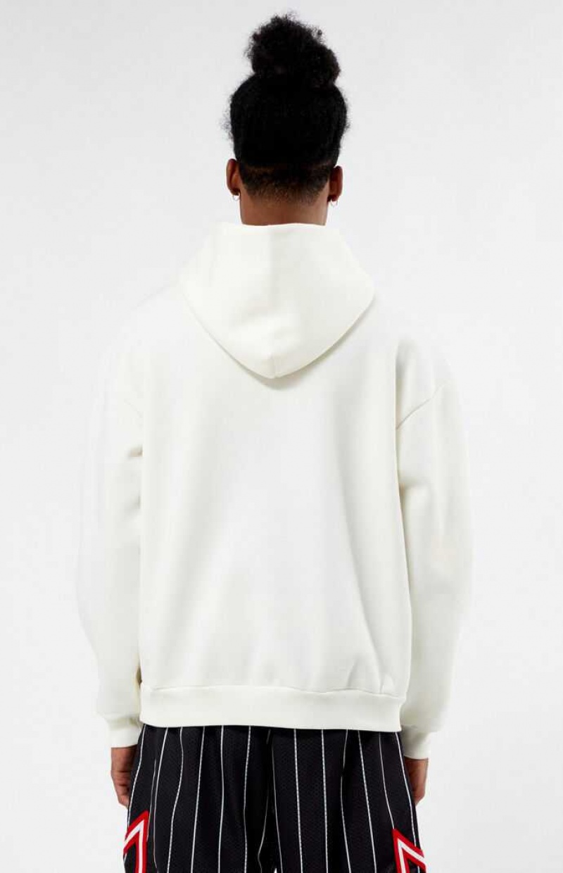 Sudadera con Capucha PacSun Solid Hombre Blancas | ZKXHQ3679