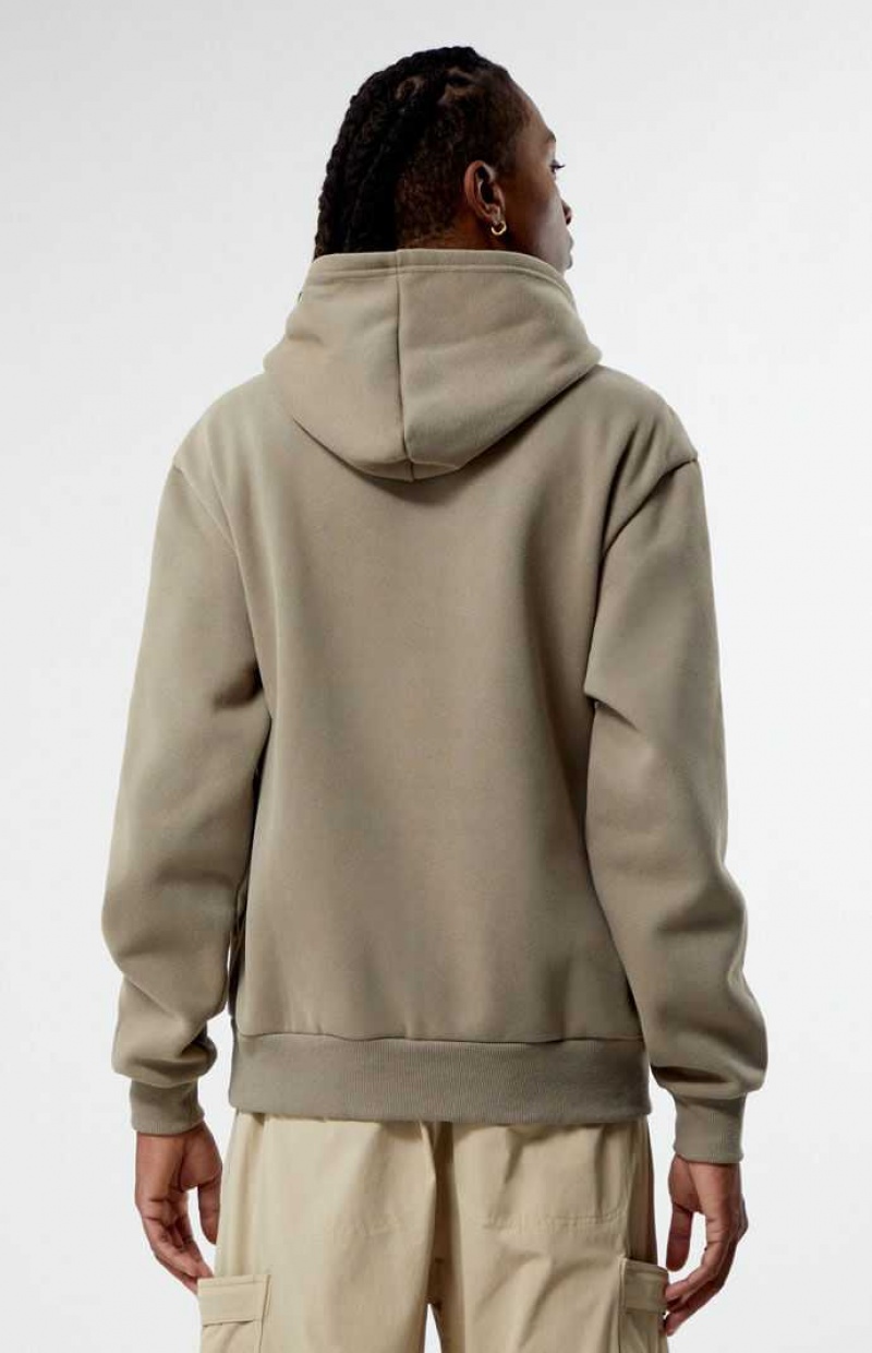 Sudadera con Capucha PacSun You'll Miss Me Hombre Marrones | TFGEQ0851