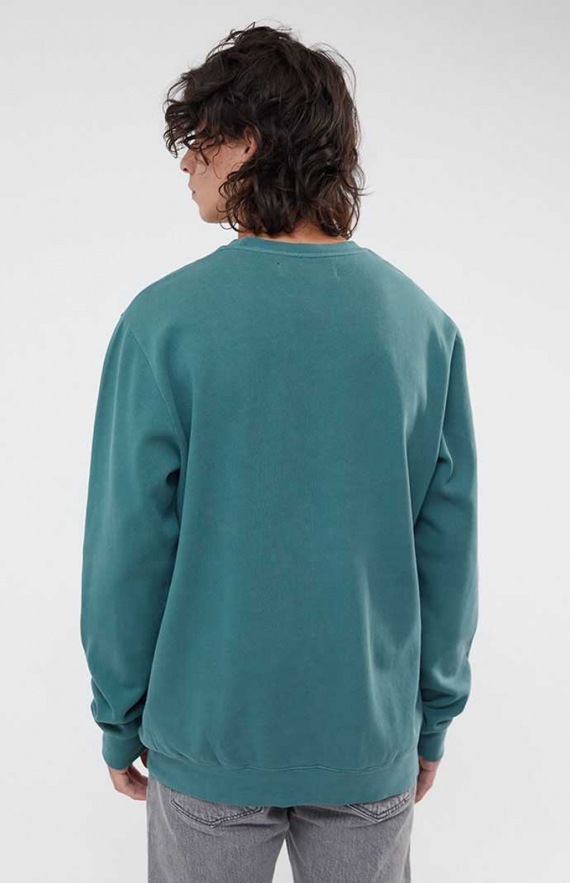 Sudaderas PacSun LA Embroidery Crew Neck Hombre JASPER | QLISX2548