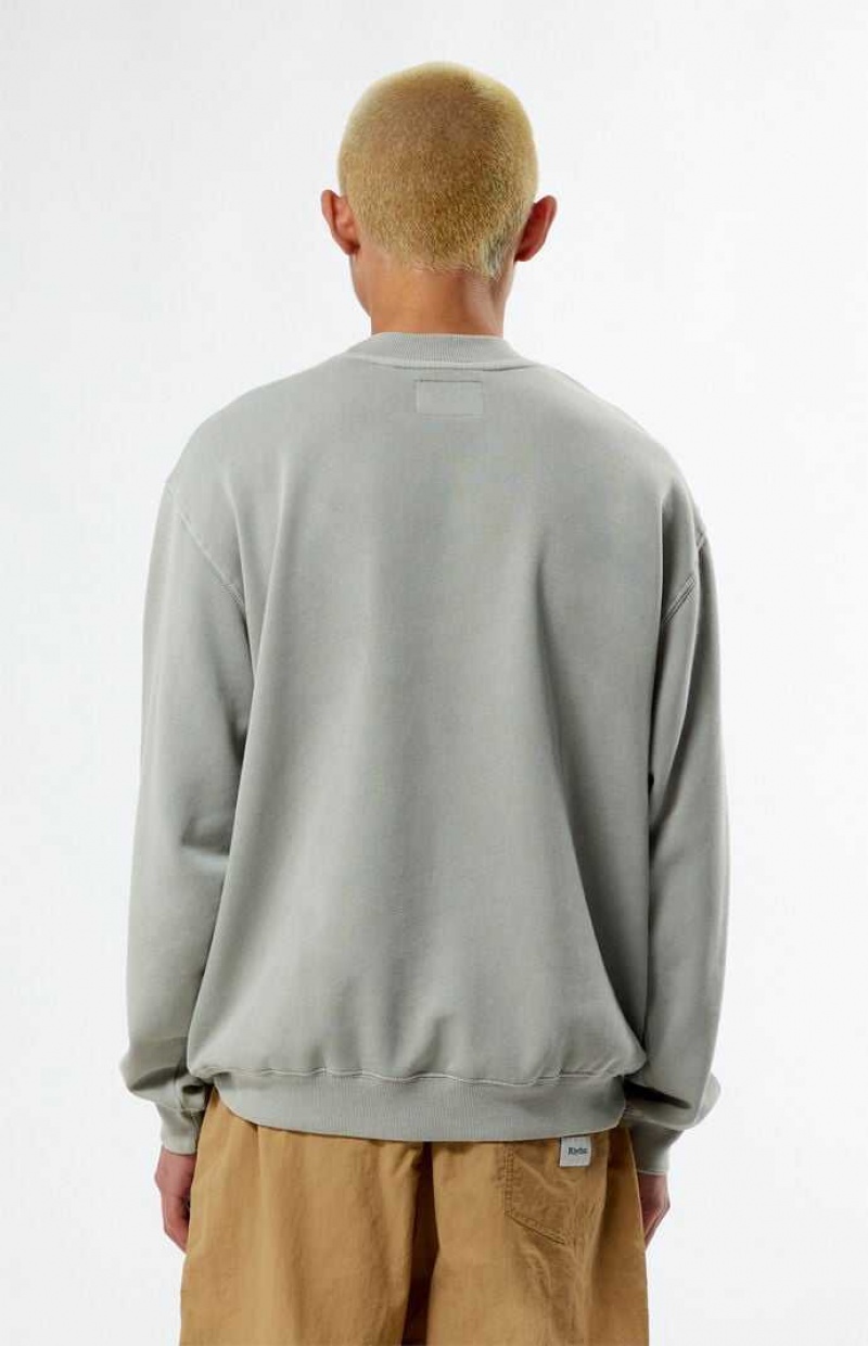 Sudaderas PacSun Monterey Bay Crew Neck Hombre Gris | GUNVO8193