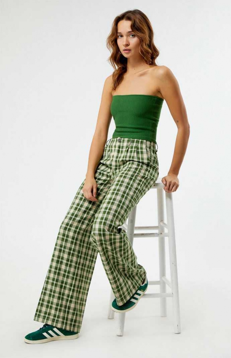 Suéteres PacSun Basic Tube Mujer Verde | UHZOS7548