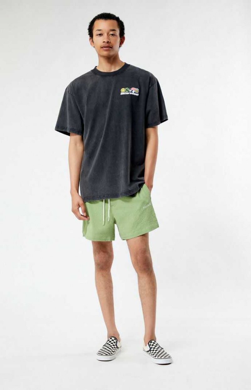 Suéteres PacSun Green Sail Seersucker 4.5