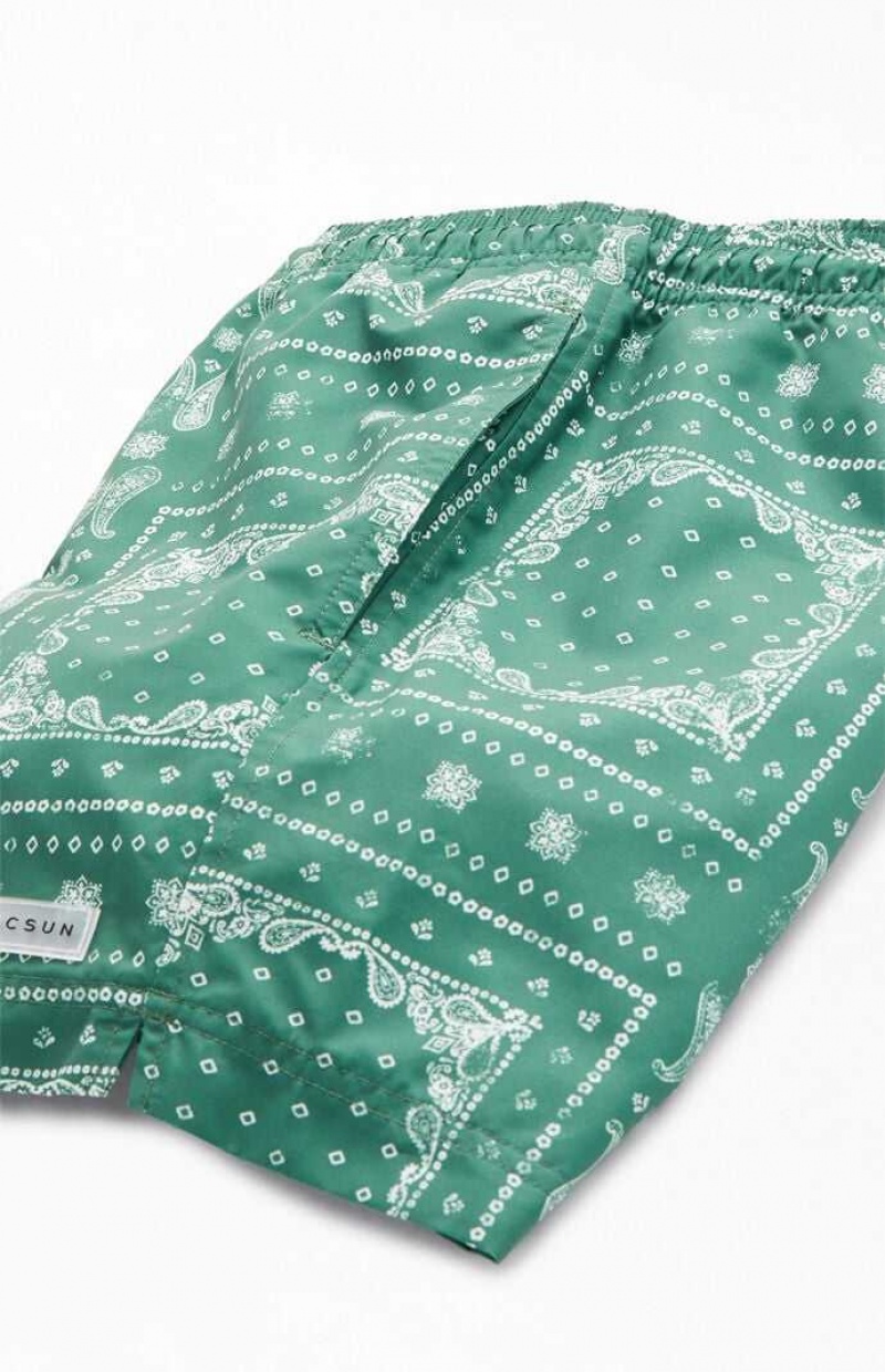 Suéteres PacSun Recycled Bandana Block Green 4.5