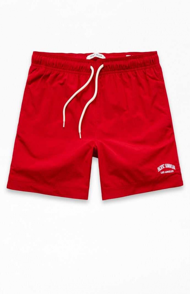 Suéteres PacSun Red Nylon Collegiate 6.5\