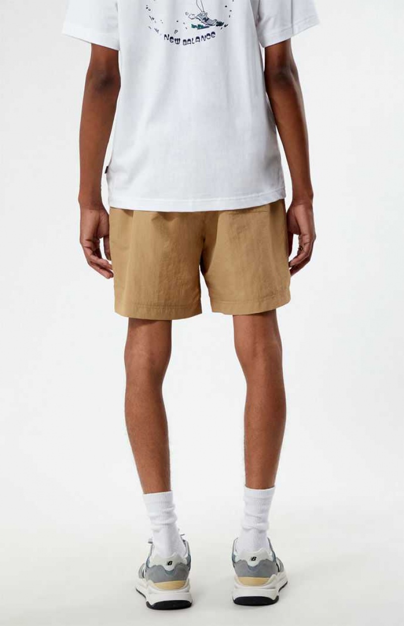 Suéteres PacSun Tan Nylon Collegiate 6.5