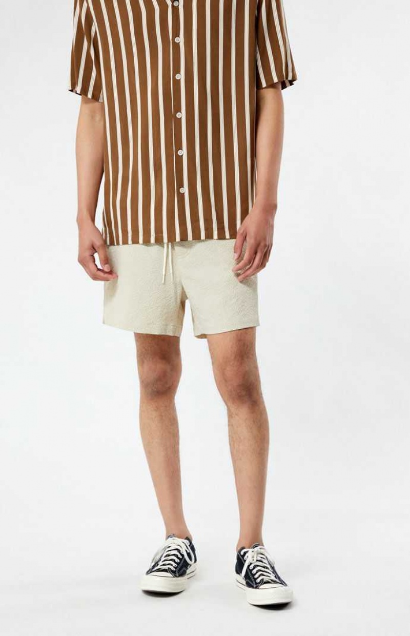 Suéteres PacSun Tan Sail Seersucker 4.5