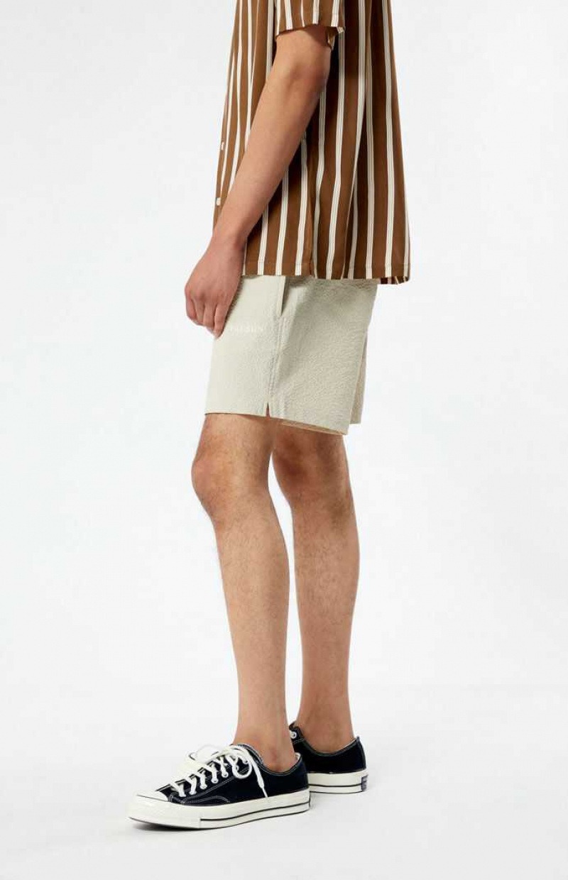 Suéteres PacSun Tan Sail Seersucker 4.5