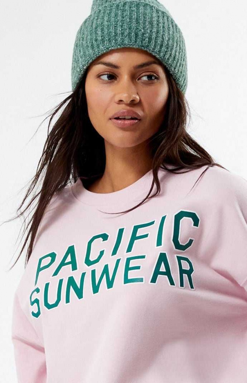 Tops PacSun Pacific Sunwear Long Sleeve Mujer Moradas | IQAVH7608