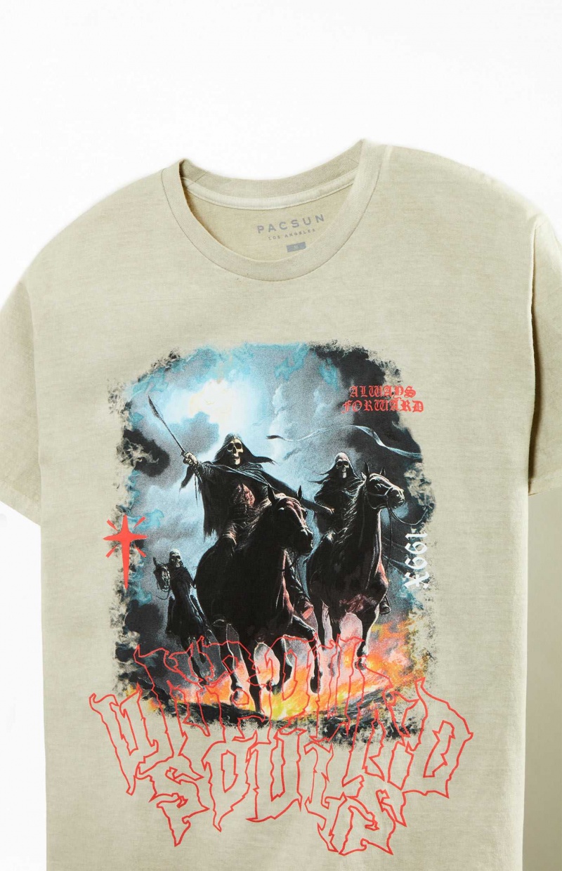 T-shirt PacSun Always Forward Hombre Marrones | TJLIZ5184