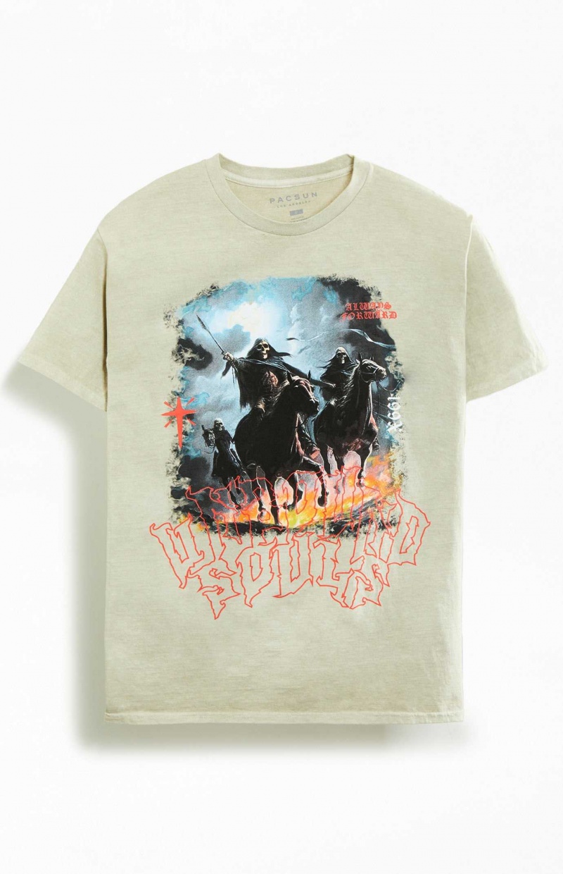 T-shirt PacSun Always Forward Hombre Marrones | TJLIZ5184