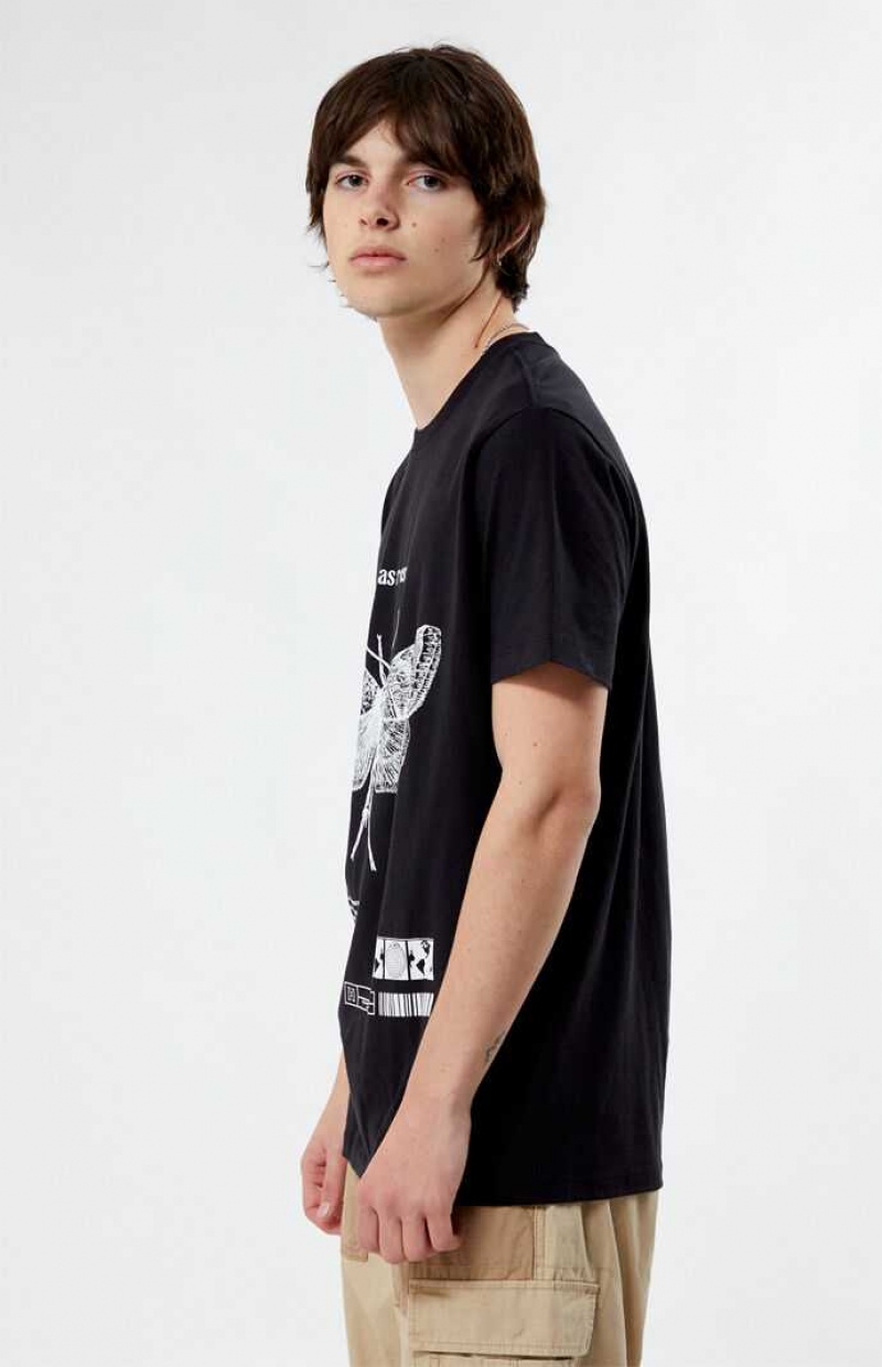 T-shirt PacSun Croceus Hombre Negras | VSXBR2045