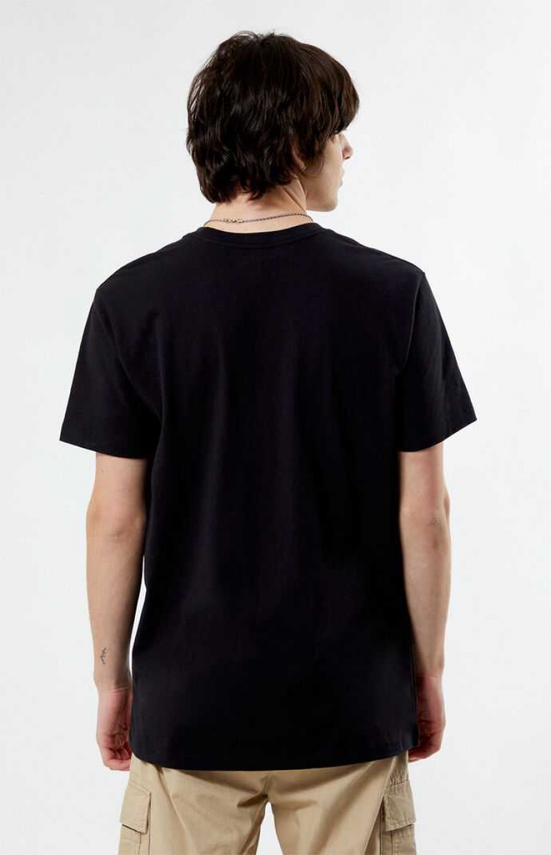 T-shirt PacSun Croceus Hombre Negras | VSXBR2045