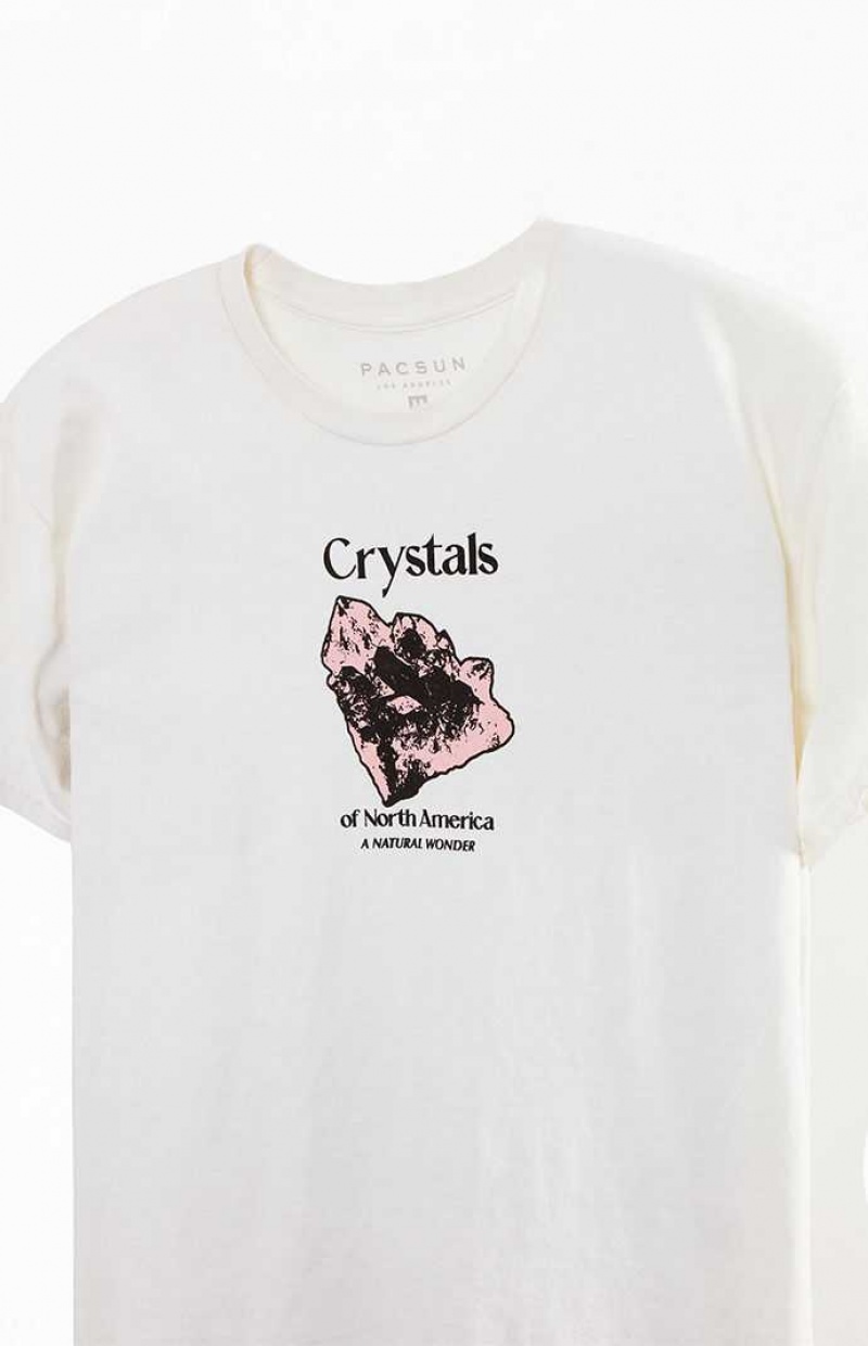 T-shirt PacSun Crystals Hombre Blancas | HYEBC6193