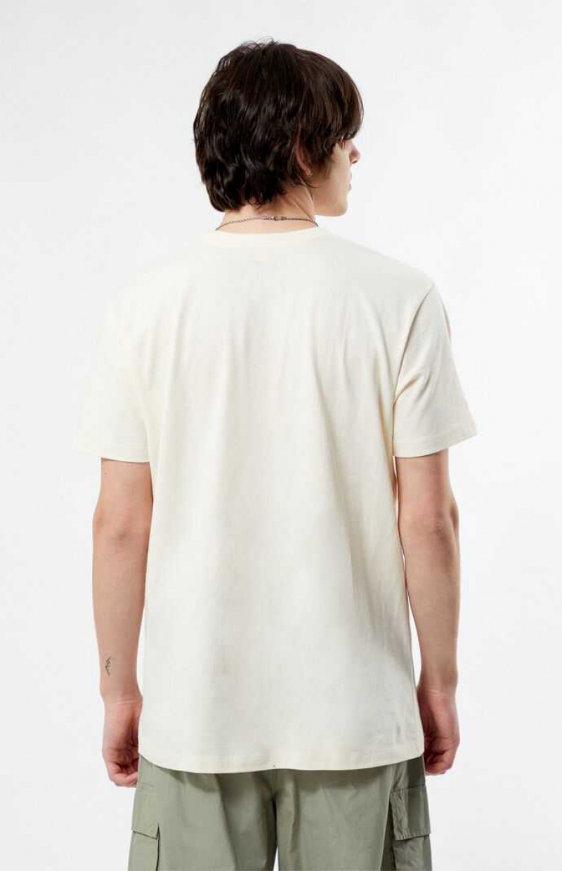 T-shirt PacSun Evolution Hombre Creme | MAKPX9127