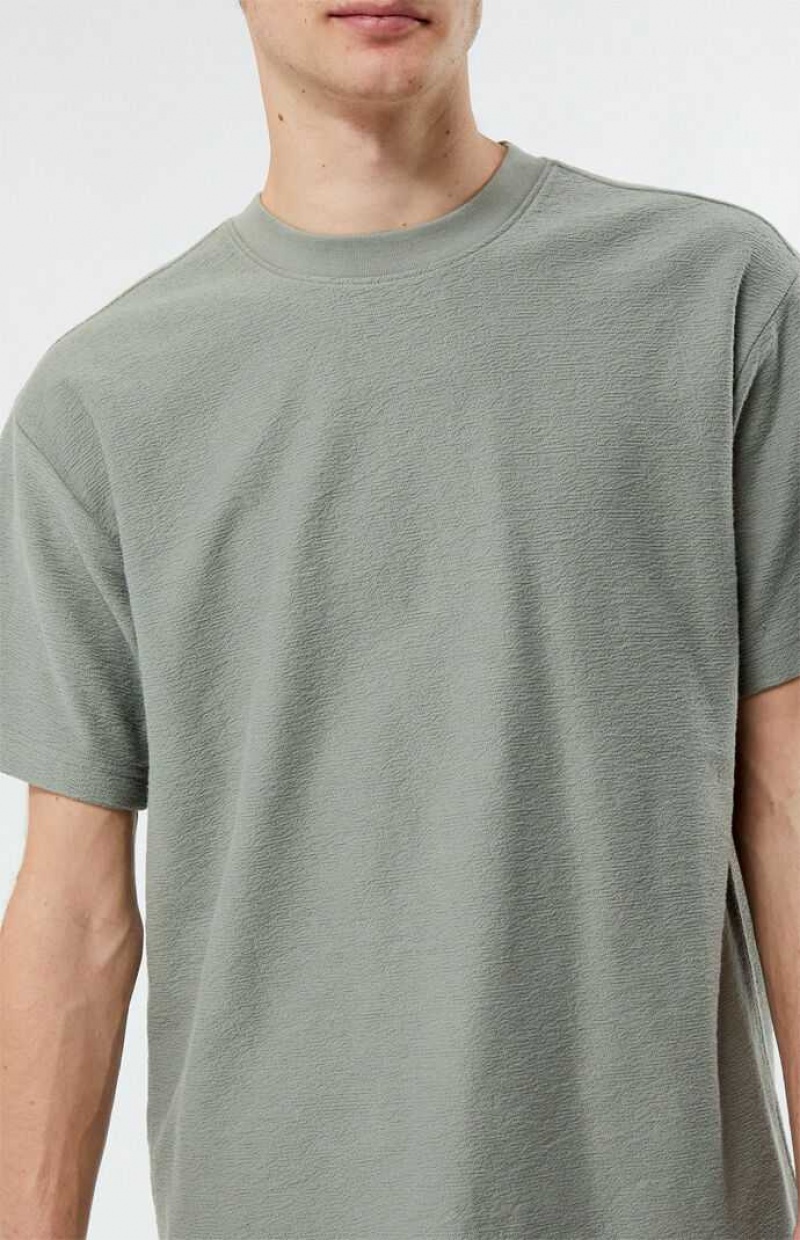 T-shirt PacSun Grooves Hombre Gris | LACTX1346