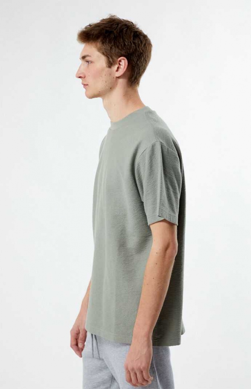 T-shirt PacSun Grooves Hombre Gris | LACTX1346