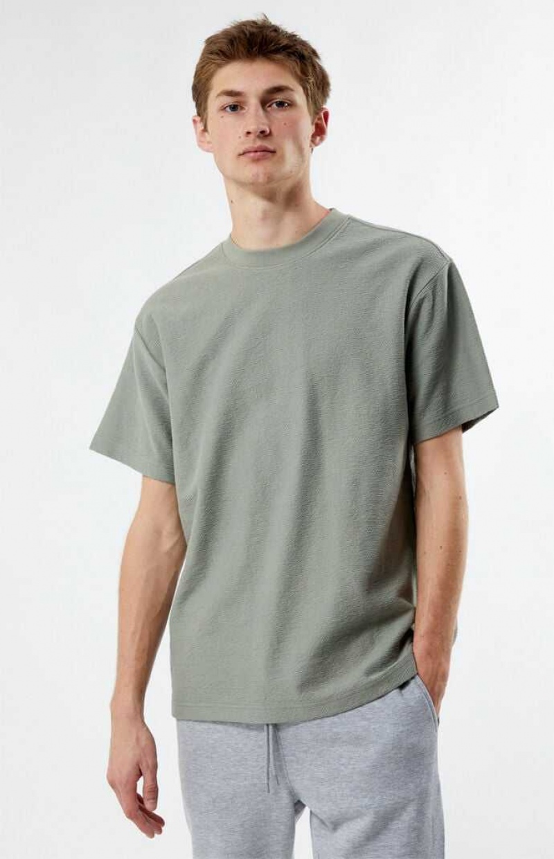 T-shirt PacSun Grooves Hombre Gris | LACTX1346