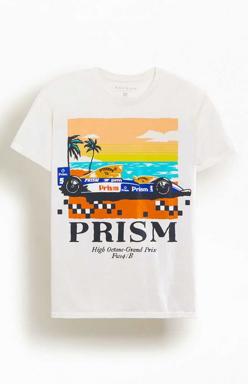 T-shirt PacSun High-Octane Grand Prix Hombre Negras | RJGWL6184