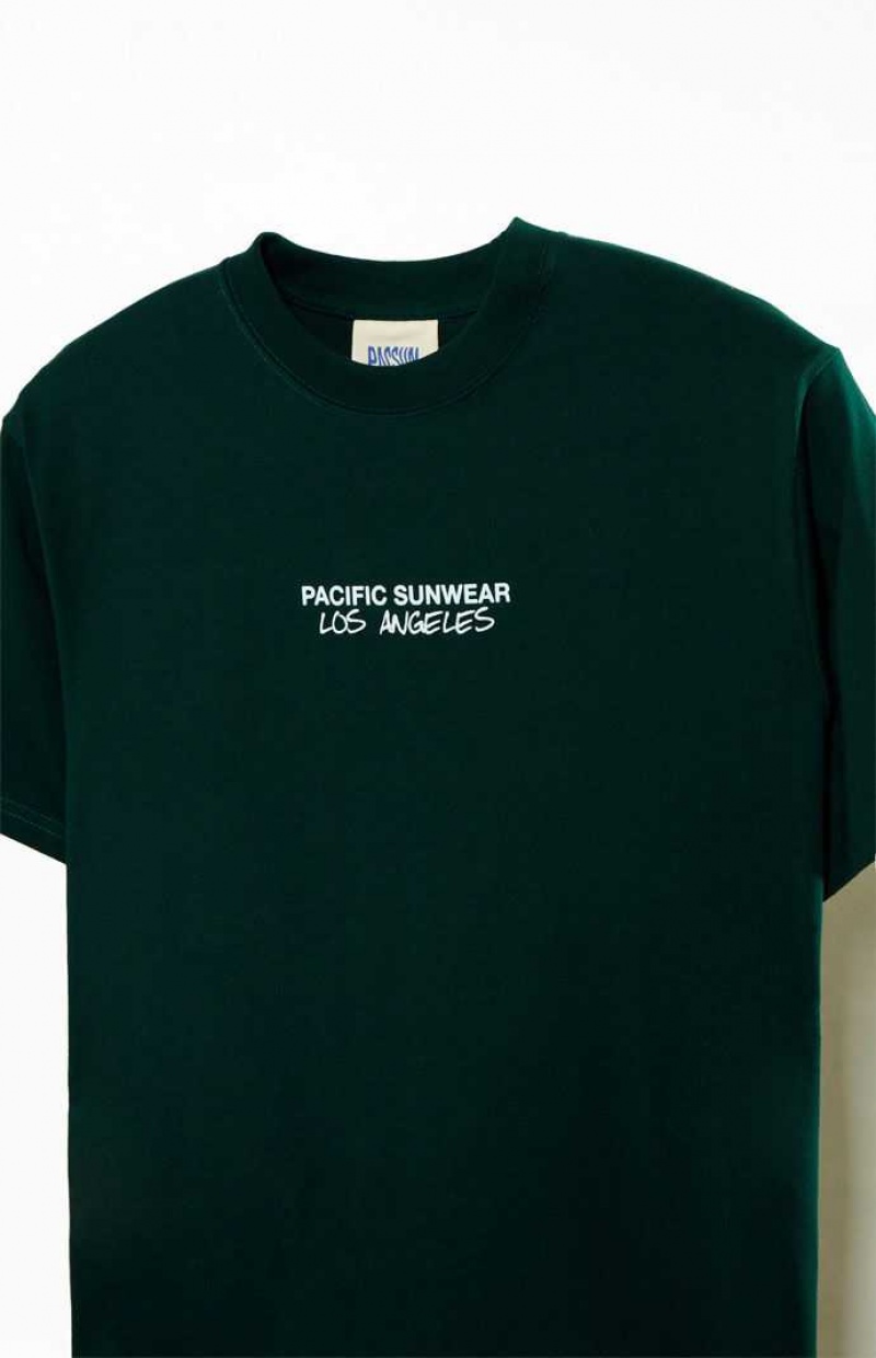 T-shirt PacSun Pacific Sunwear Art Program Hombre Negras | RFWXN5617