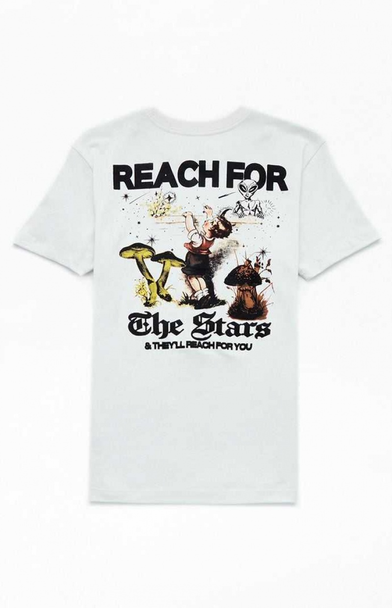 T-shirt PacSun Reach For The Stars Hombre Blancas | JIXMO8912